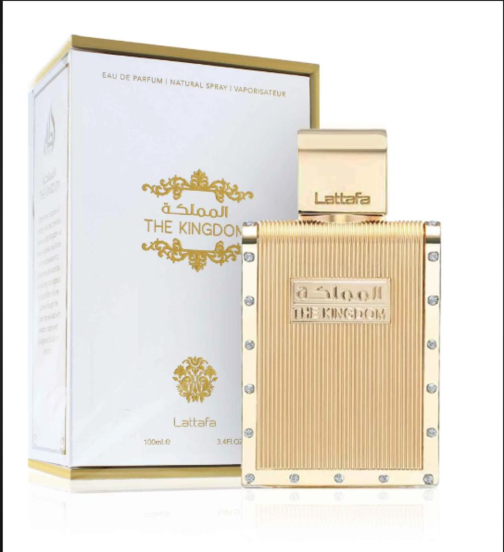 Lattafa Perfume The Kingdom EDP para Hombres 100 ml Fragancia Masculina de Alta Calidad