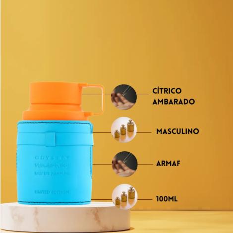 Armaf Perfume Odyssey Mandarin Sky EDP para Hombres de 100 ml Edición Limitada con Estuche Azul