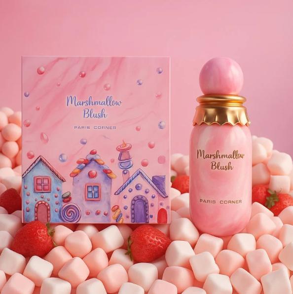 Paris Corner Perfume Marshmallow Blush EDP para Mujeres 100 ml Fragancia Dulce y Romántica