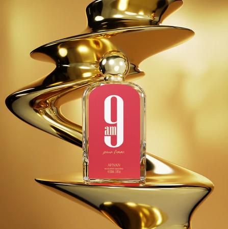 Afnan Perfume 9 AM EDP para Mujeres 100 ml Fragancia Fresca y Atractiva para Mujeres Modernas