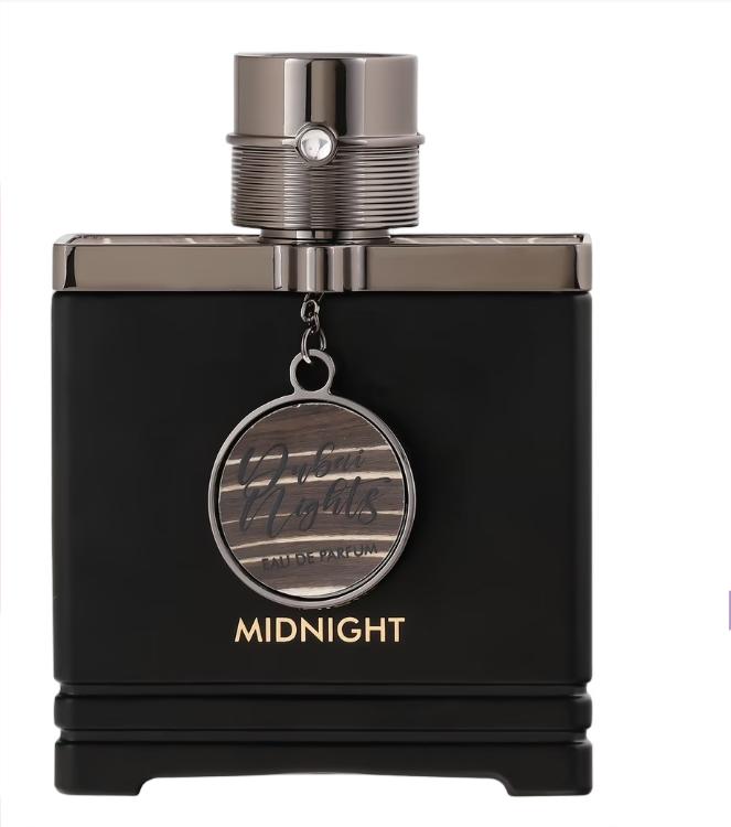 Armaf Perfume Dubai Nights Midnight EDP para Hombres de 100 ml - Fragancia Elegante y Aromática