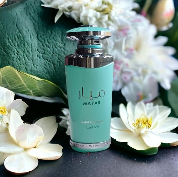 Lattafa Perfume Mayar Natural Intense EDP para Mujeres 100 ml Fragancia Intensa y Natural para Mujeres