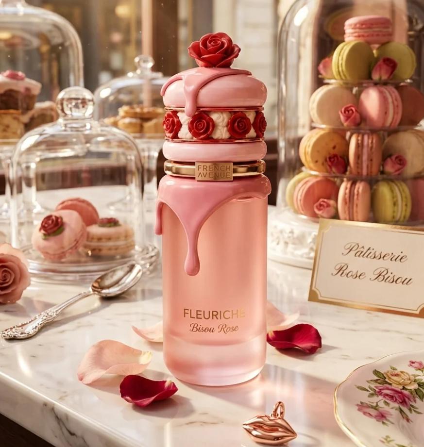 French Avenue Perfume Fleuriche Bisou Rose ExDP para Mujeres 100 ml Fragancia Floral Romántica y Aromática