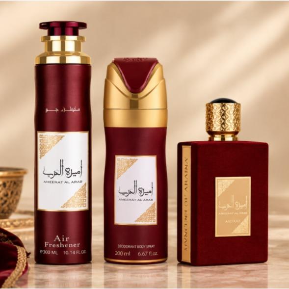 Ameerat Al Arab Set de Regalo Perfume para Mujeres Eau de Parfum 100 ml y Body Spray 200 ml Aroma Exquisito y Duradero