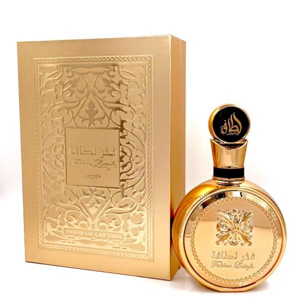 Lattafa Perfume Fakhar Gold Extrait EDP para Hombres 100 ml Fragancia Masculina de Alta Calidad