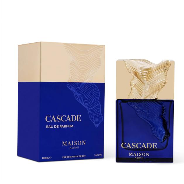 Maison Asrar Perfume Cascade EDP para Hombres y Mujeres 100 ml Eau de Parfum Unisex Fragancia Versátil