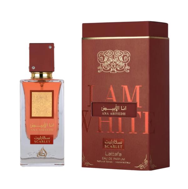 Lattafa Perfume Ana Abiyedh Scarlet EDP para Hombres y Mujeres 60 ml Fragancia Unisex de Alta Calidad