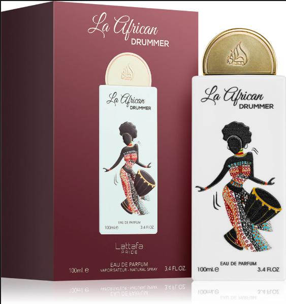 Lattafa Perfume La African Drummer EDP para Hombres y Mujeres 100 ml Fragancia Unisex de Alta Calidad