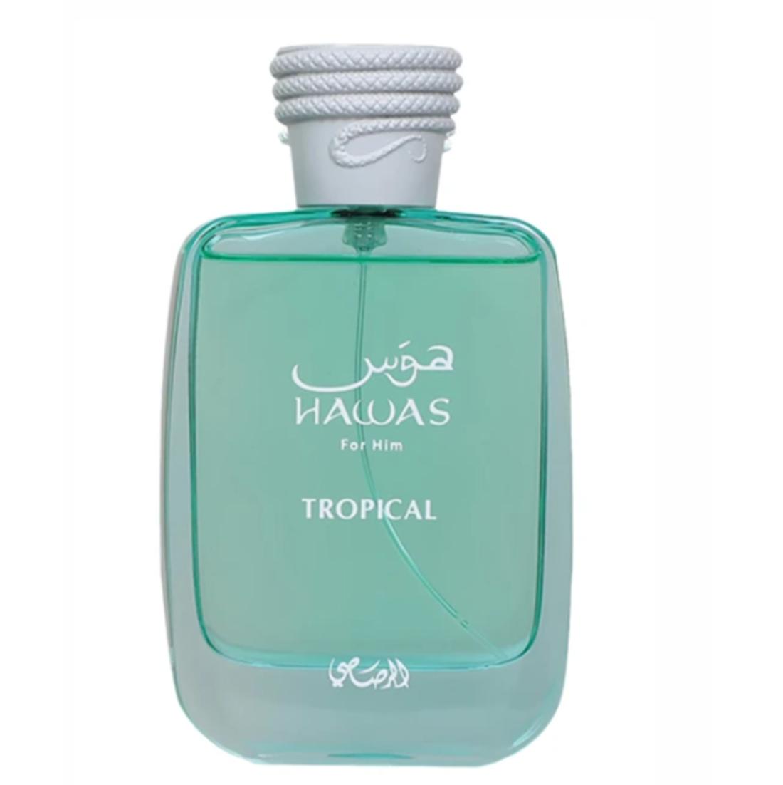 Rasasi Perfume Hawas for Him Tropical EDP para hombres de 100 ml Fragancia Masculina Tropical