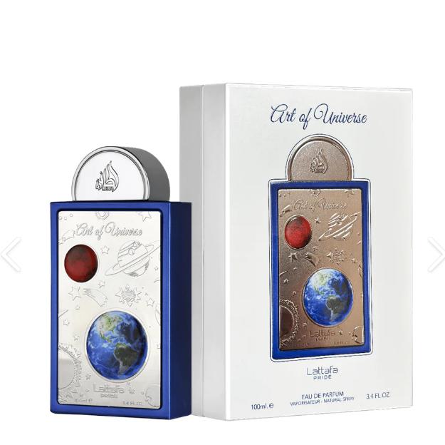 Lattafa Pride Art Of Universe Eau de Parfum Unisex 100 ml Perfume Cítrico Aromático y Elegante de Larga Duración para Hombres y Mujeres