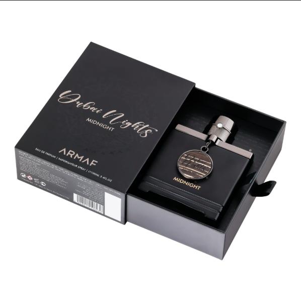 Armaf Perfume Dubai Nights Midnight EDP para Hombres de 100 ml - Fragancia Elegante y Aromática