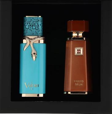French Avenue Set Liquid Brun y Vulcan Feu Dusk Till Dawn EDP para Hombres 100 ml Perfume de Hombre Elegante y Fresca