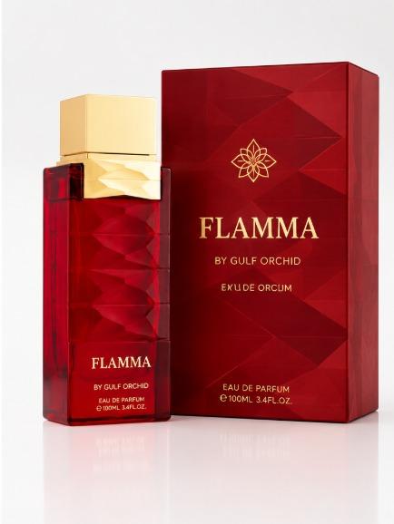 Gulf Orchid Perfume Flamma EDP para Hombres y Mujeres 100 ml Fragancia Unisex de Calidad Superior