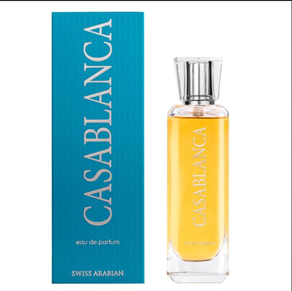 Swiss Arabian Perfume Casablanca EDP para Hombres y Mujeres 100 ml Fragancia Unisex de Calidad Superior