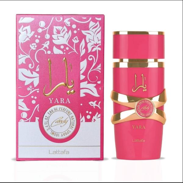 Lattafa Perfume Yara Candy EDP para Mujeres 100 ml Fragancia Dulce y Atractiva para Mujeres