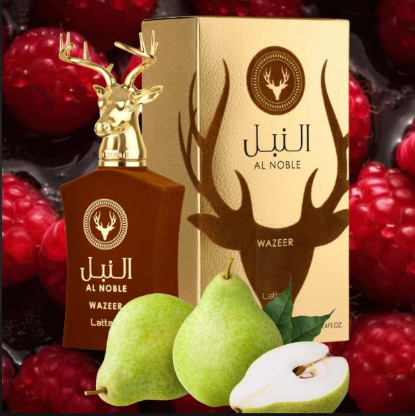 Lattafa Perfume Al Noble Wazeer EDP para Hombres y Mujeres 100 ml Fragancia Unisex de Alta Calidad