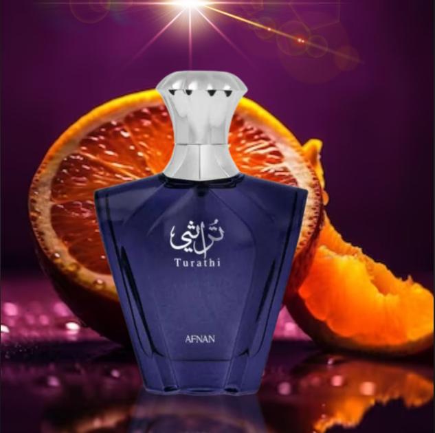 Afnan Perfume Turathi Blue EDP para Hombres 90 ml Fragancia Masculina de Alta Calidad