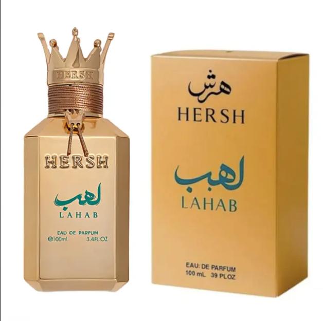 Hersh Perfume Lahab de Al Ezz Oud EDP para Hombres y Mujeres 100 ml Fragancia Unisex de Calidad Superior
