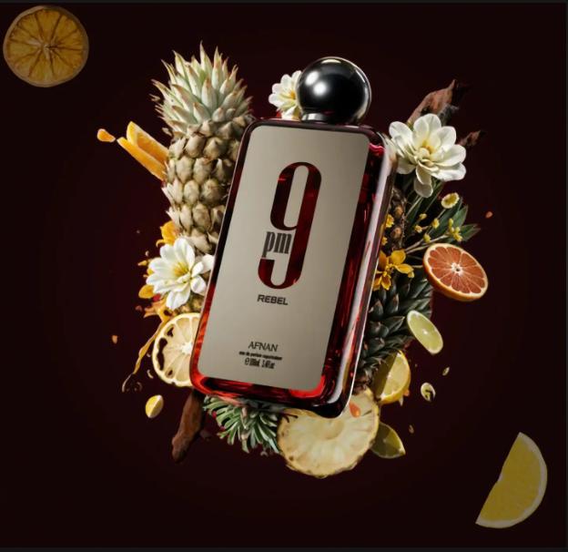 Afnan Perfume 9 PM Rebel EDP para Hombres 100 ml Fragancia Masculina de Alta Calidad