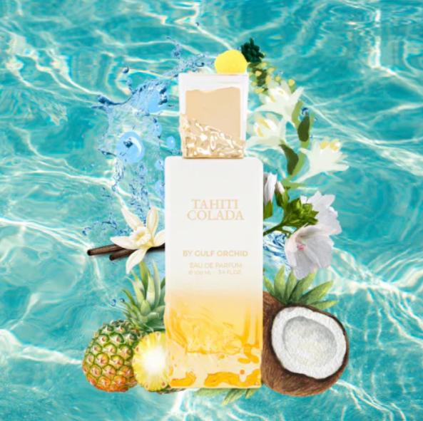 Gulf Orchid Perfume Tahiti Colada EDP 100 ml para Hombres y Mujeres Fragancia Unisex de Calidad Superior