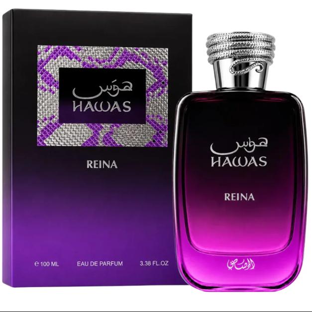 Rasasi Perfume Hawas Reina EDP para Mujeres 100 ml Fragancia Elegante y Atractiva