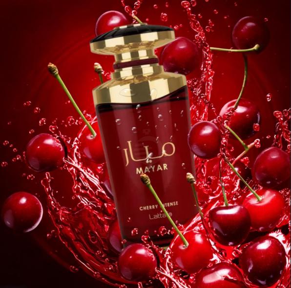 Lattafa Perfume Mayar Cherry Intense EDP para Mujeres 100 ml Fragancia Intensa y Atractiva