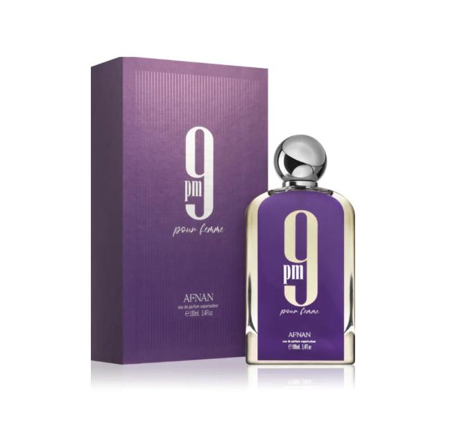 Afnan Perfume 9 PM para Mujer EDP 100 ml Fragancia Fresca y Atractiva para Mujeres