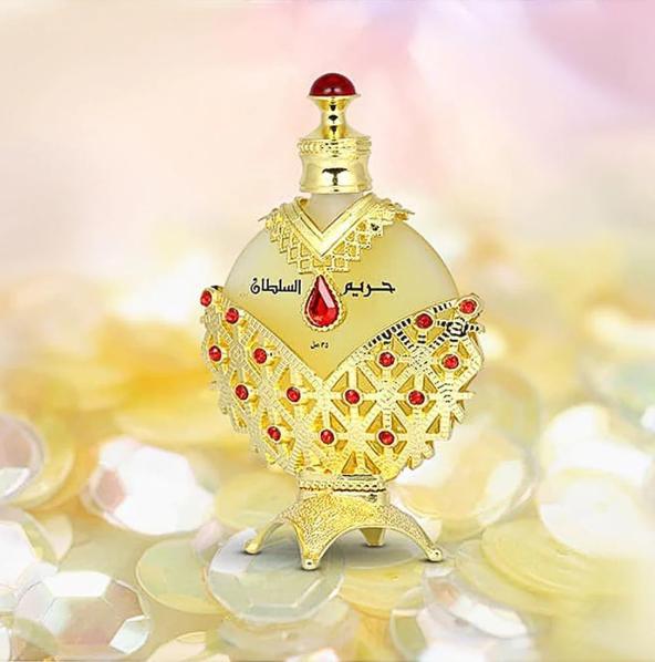 Khadlaj Perfume en Aceite Concentrado Hareem Al Sultan Gold para Hombres y Mujeres 35 ml Fragancia Exclusiva