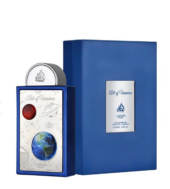 Lattafa Pride Art Of Universe Eau de Parfum Unisex 100 ml Perfume Cítrico Aromático y Elegante de Larga Duración para Hombres y Mujeres