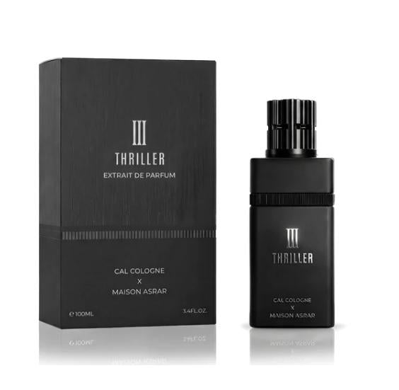 Maison Asrar Perfume III Thriller ExDP para Hombres y Mujeres 100 ml Cal Cologne Fragancia Elegante