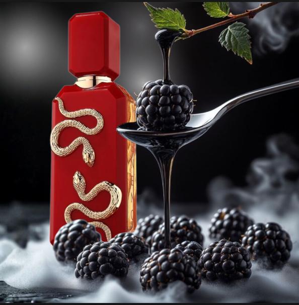French Avenue Perfume Veneno Scarlet ExDP para Hombres y Mujeres 100 ml Fragancia Unisex con Diseño de Serpiente Dorada