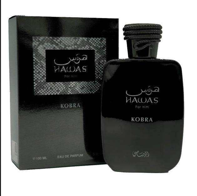 Rasasi Perfume Hawas Kobra EDP para Hombres 100 ml Fragancia Masculina de Alta Calidad