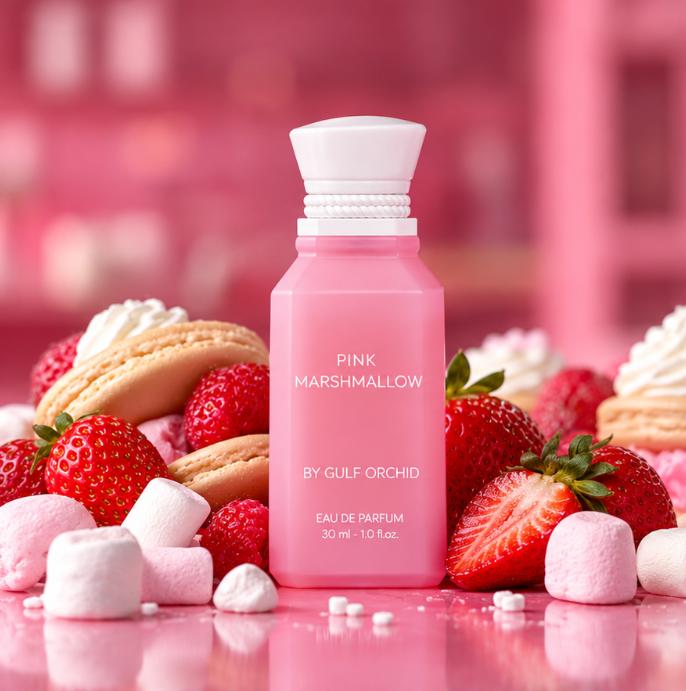 Gulf Orchid Perfume Pink Marshmallow EDP para Mujeres 30 ml Fragancia Dulce y Aromática