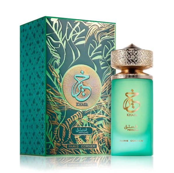 Paris Corner Perfume Khair Pistachio EDP para Hombres y Mujeres 100 ml Fragancia Unisex de Alta Calidad