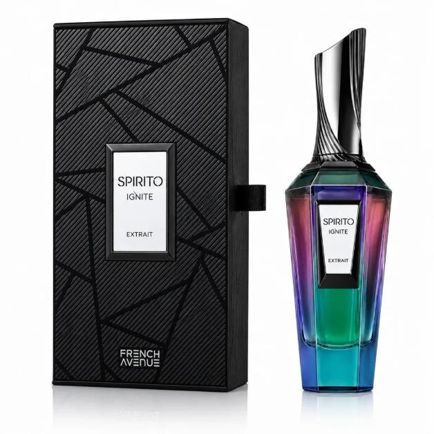 French Avenue Perfume Spirito Ignite ExDP para Hombres y Mujeres 100 ml Fragancia Unisex de Alta Calidad