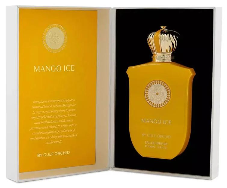 Gulf Orchid Perfume Mango Ice EDP para Hombres y Mujeres 100 ml Fragancia Fresca y Atractiva