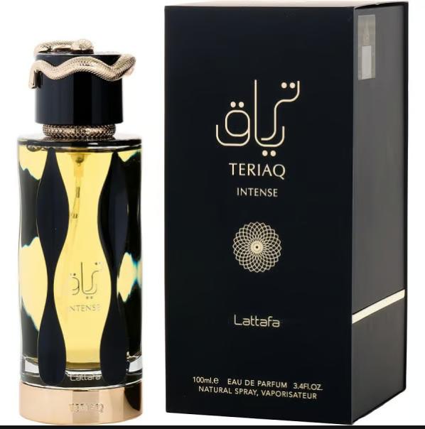 Lattafa Perfume Teriaq Intense EDP para Hombres y Mujeres 100 ml Fragancia Unisex de Alta Calidad