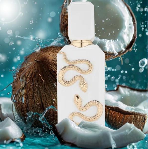 French Avenue Perfume Veneno Bianco ExDP para Hombres y Mujeres 100 ml Fragancia Unisex con Diseño de Serpiente Dorada