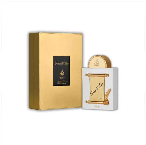 Lattafa Perfume Peace & Love EDP para Hombres y Mujeres 100 ml Fragancia Unisex de Alta Calidad