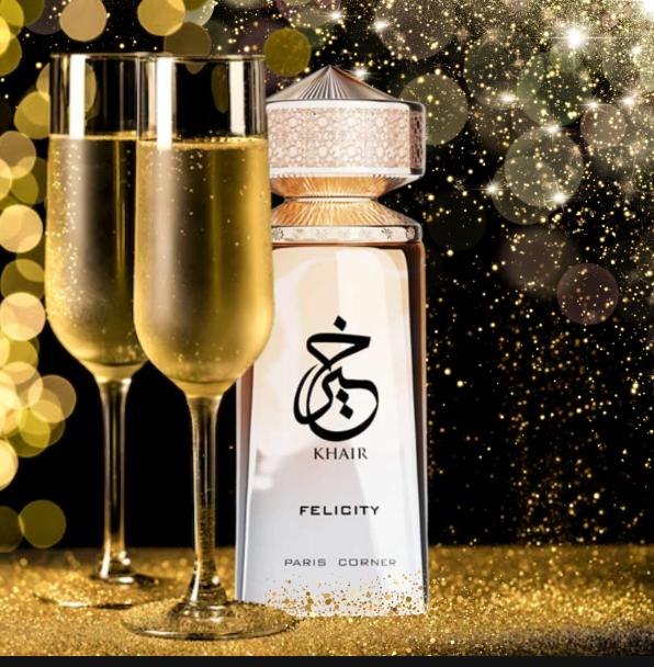 Khair Perfume Felicity EDP para Mujeres 100 ml de Paris Corner Fragancia Elegante y Refrescante