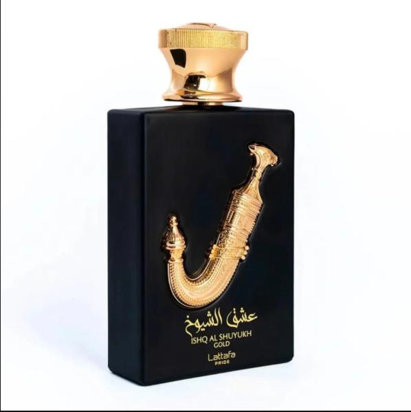 Lattafa Perfume Ishq Al Shuyukh Gold EDP para Hombres 100 ml Fragancia Masculina de Alta Calidad