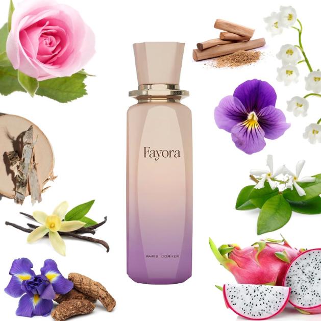 Paris Corner Perfume Fayora EDP para Mujeres 100 ml Fragancia Elegante y Aromática para Mujeres Modernas