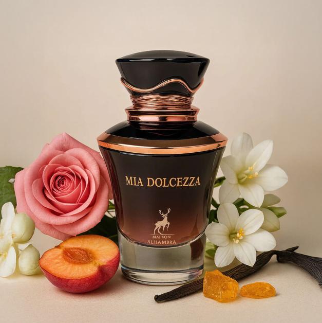 Maison Alhambra Perfume Mia Dolcezza EDP para Mujeres 100 ml Fragancia Dulce y Aromática