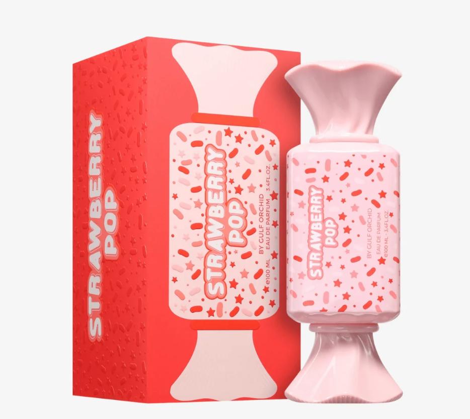 Gulf Orchid Perfume Strawberry Pop EDP para Mujeres 100 ml Fragancia Dulce y Atractiva para un Toque de Frescura