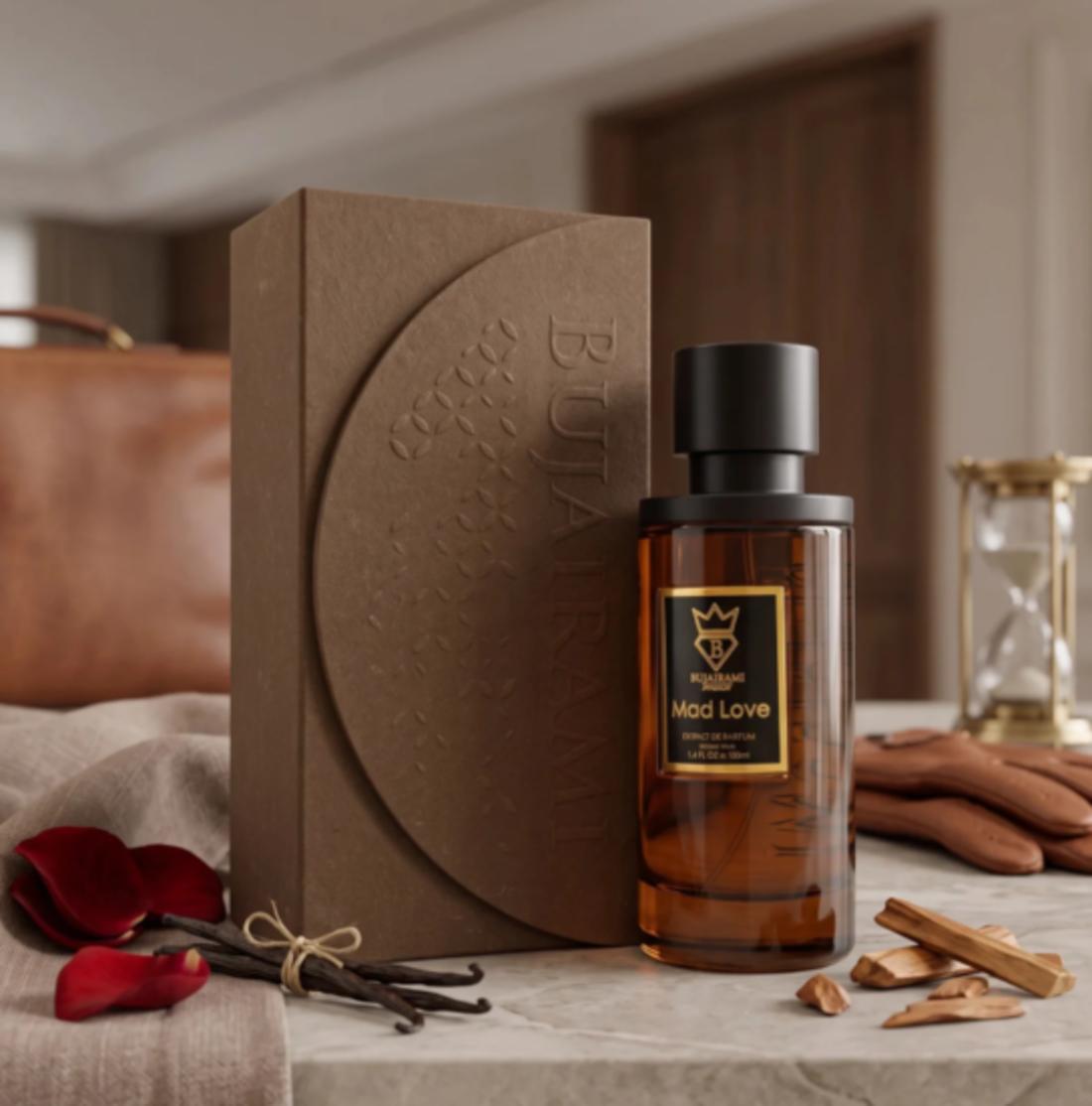 Perfume Mad Love ExDP para hombres y mujeres de 100 ml de Bujairami