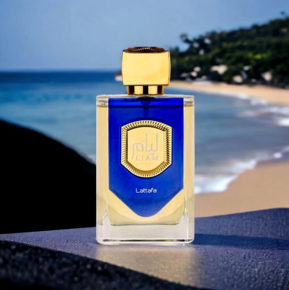 Lattafa Perfume Liam Blue Shine EDP para Hombres 100 ml Fragancia Masculina de Alta Calidad