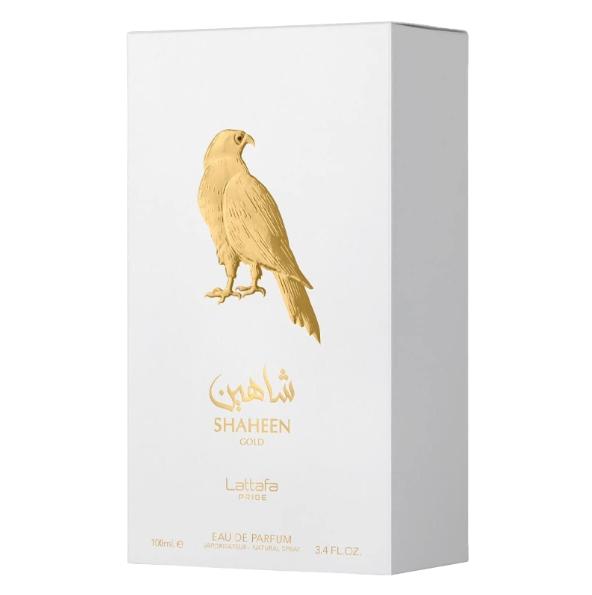 Lattafa Perfume Shaheen Gold EDP para Hombres y Mujeres 100 ml Fragancia Unisex de Alta Calidad