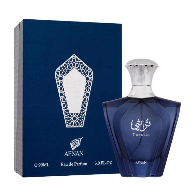 Afnan Perfume Turathi Blue EDP para Hombres 90 ml Fragancia Masculina de Alta Calidad