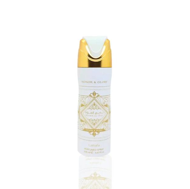 Lattafa Set de Regalo 3 Piezas Badee Al Oud Honor & Glory para Hombres y Mujeres Fragancia Elegante y Versátil