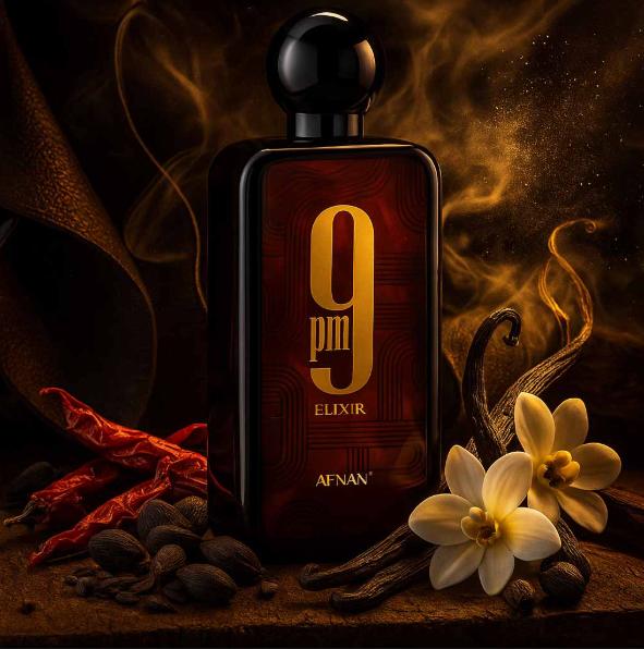 Afnan Perfume 9 PM Elixir Parfum Intense para Hombres 100 ml Fragancia Masculina de Alta Calidad
